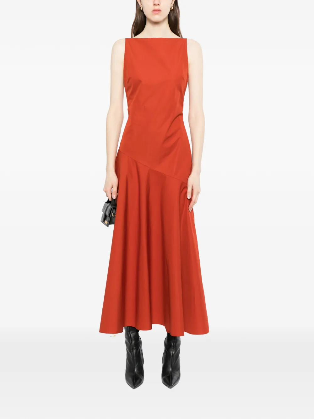  Adam Lippes Ren Midi Dress - Orange 