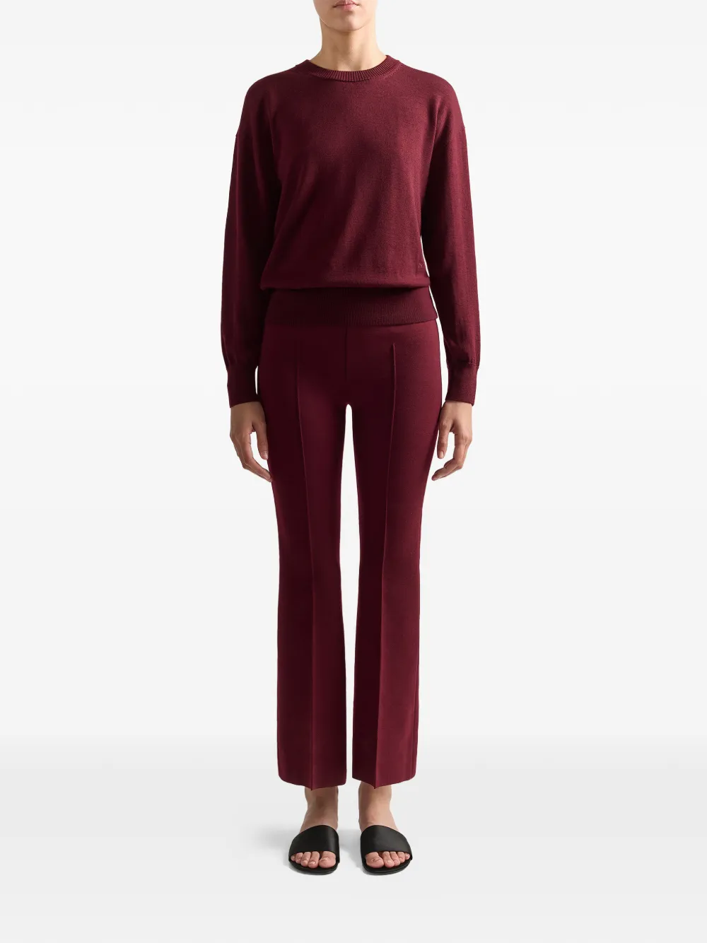 High Sport kick flare red trousers - Rood