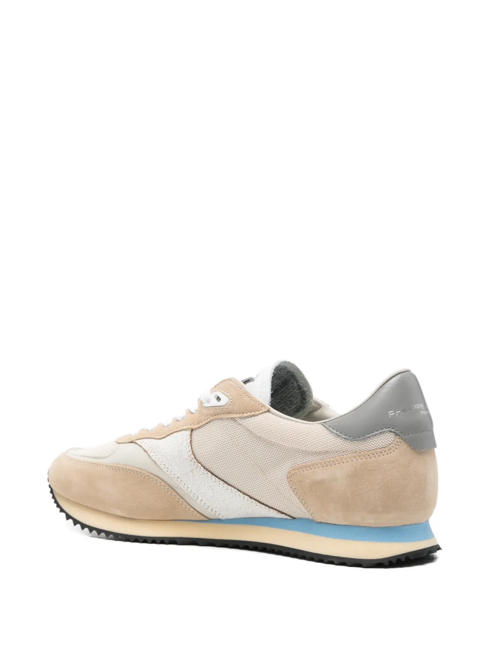 Philippe Model Paris Sneakers met triangel logo Beige