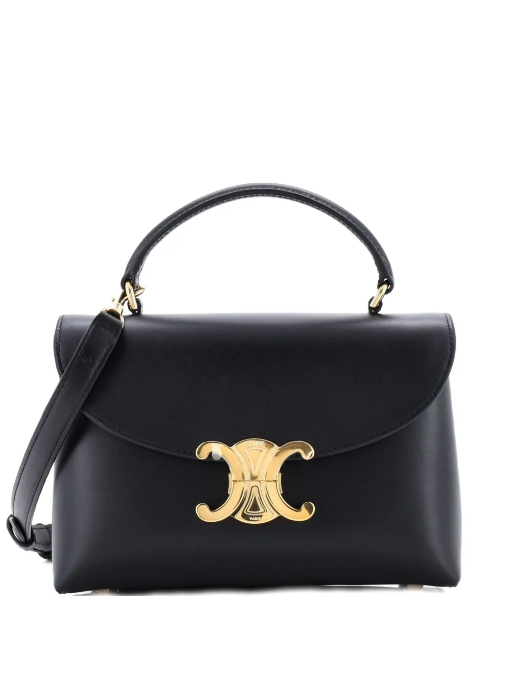 Celine Pre-Owned Borsa a tracolla Teen Nino in pelle con manico - Nero