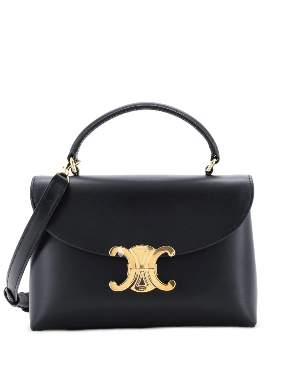 Celine Pre-Owned Borsa a tracolla Teen Nino in pelle con manico - Nero