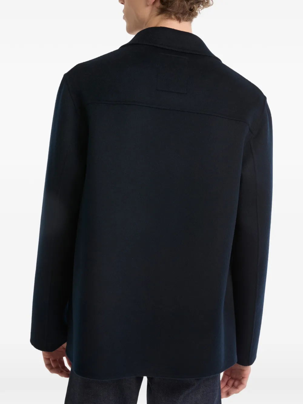 Yves Salomon Shirtjack met zakdetail Blauw