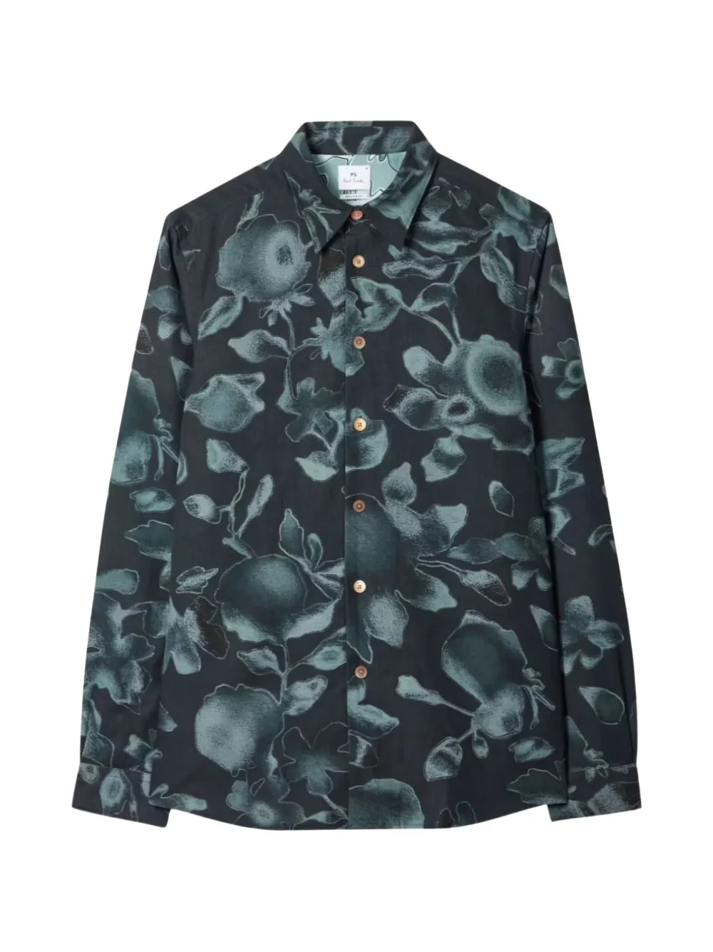 Paul Smith floral-print long-sleeve shirt - Nero