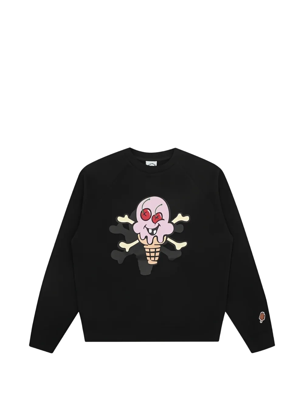 ICECREAM graphic crew-neck sweatshirt - Nero