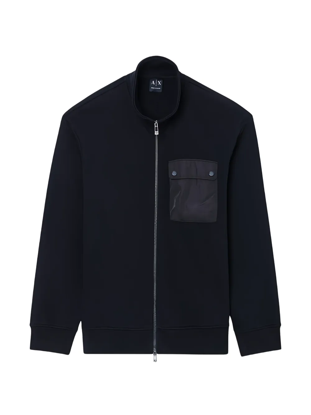 Armani Exchange pocket zip sweatshirt - Schwarz