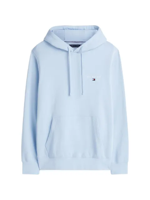 Tommy Hilfiger logo-embroidered drawstring hoodie
