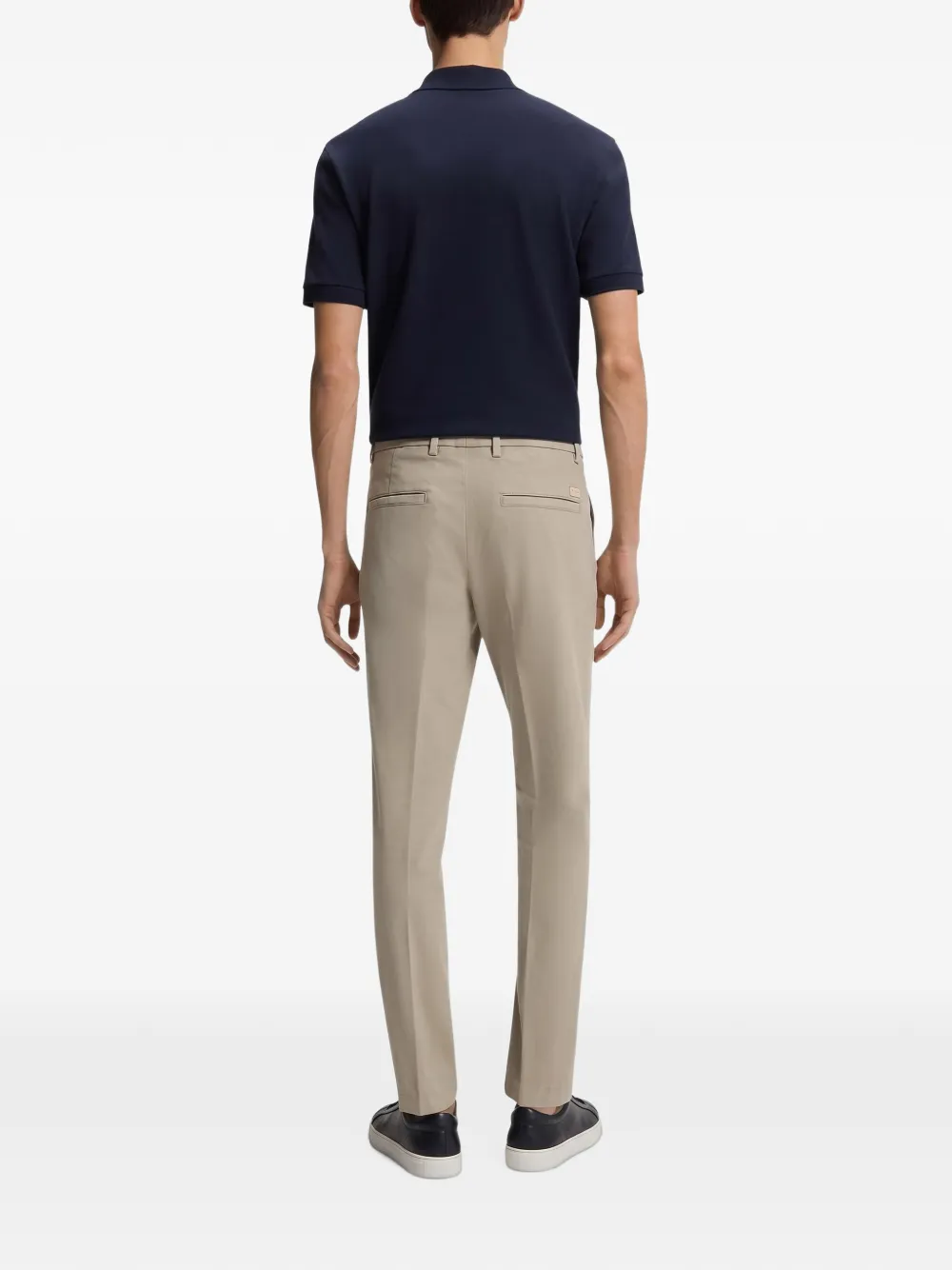 BOSS Slim-fit pantalon Beige