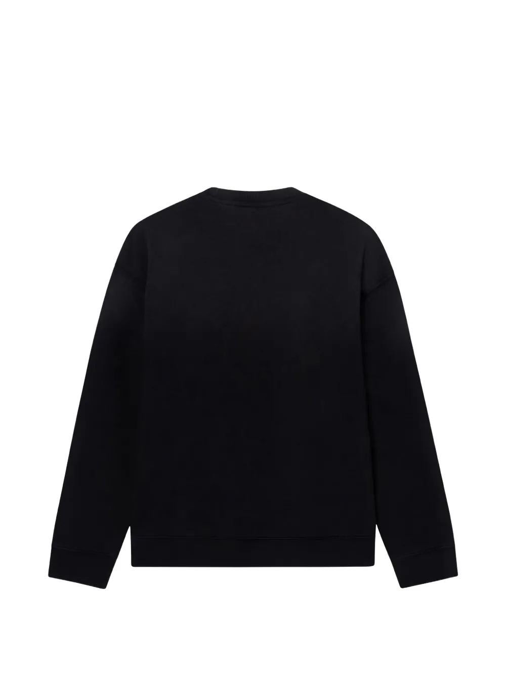 Armani Exchange logo-embroidered sweater Zwart