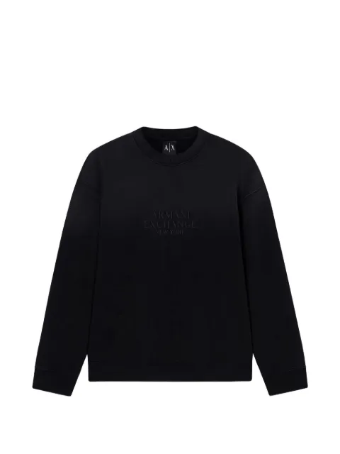 Armani Exchange logo-embroidered sweater