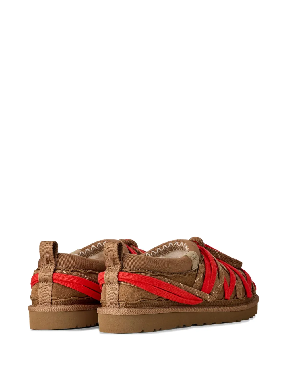 UGG Tasman slippers met kant Bruin