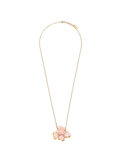 Chloé Bouquet enamel necklace
