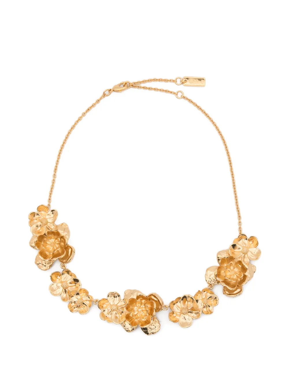 Chloé Bouquet flower necklace - Oro
