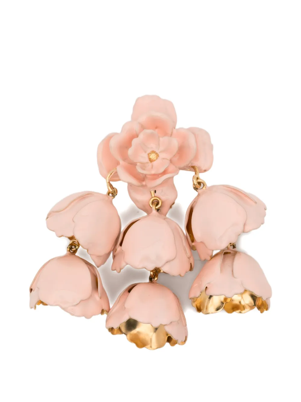 Chloé Bouquet flower-shape earrings - Oro