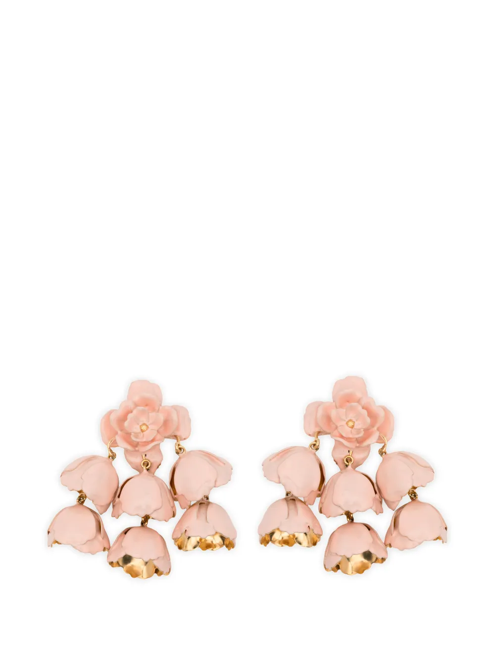Chloé Bouquet flower-shape earrings - Oro