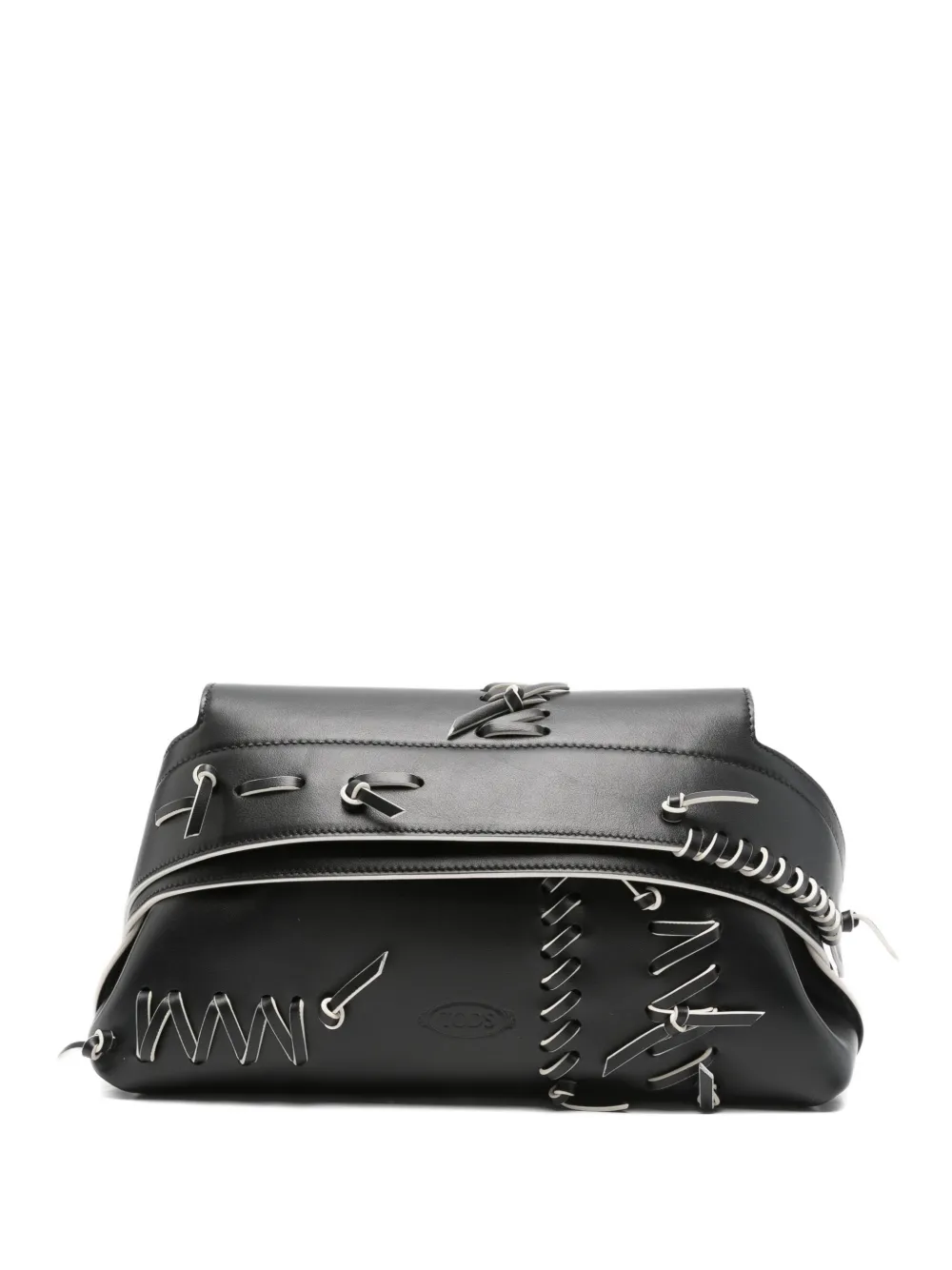 Tod's small leather clutch bag - Nero