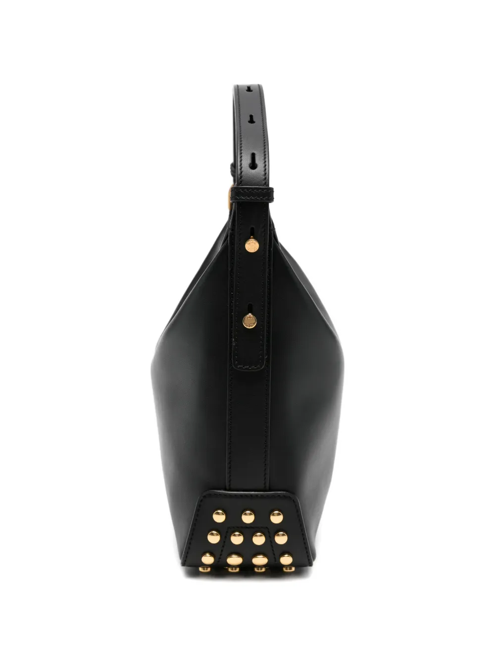 Tod's Leren bucket-tas met studs Zwart
