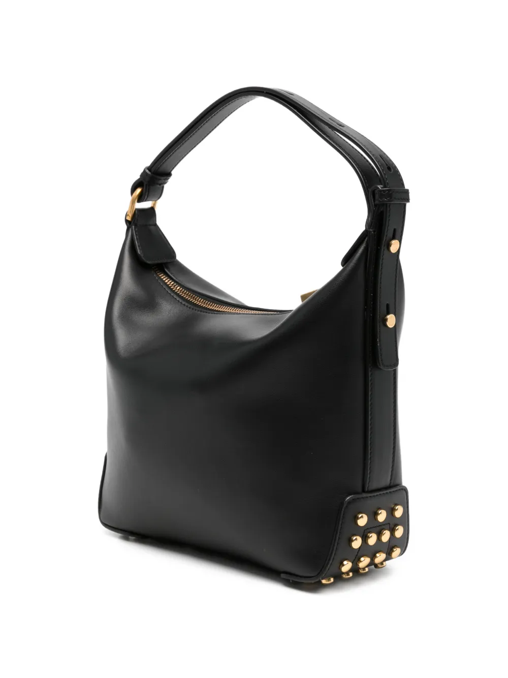 Tod's Leren bucket-tas met studs Zwart