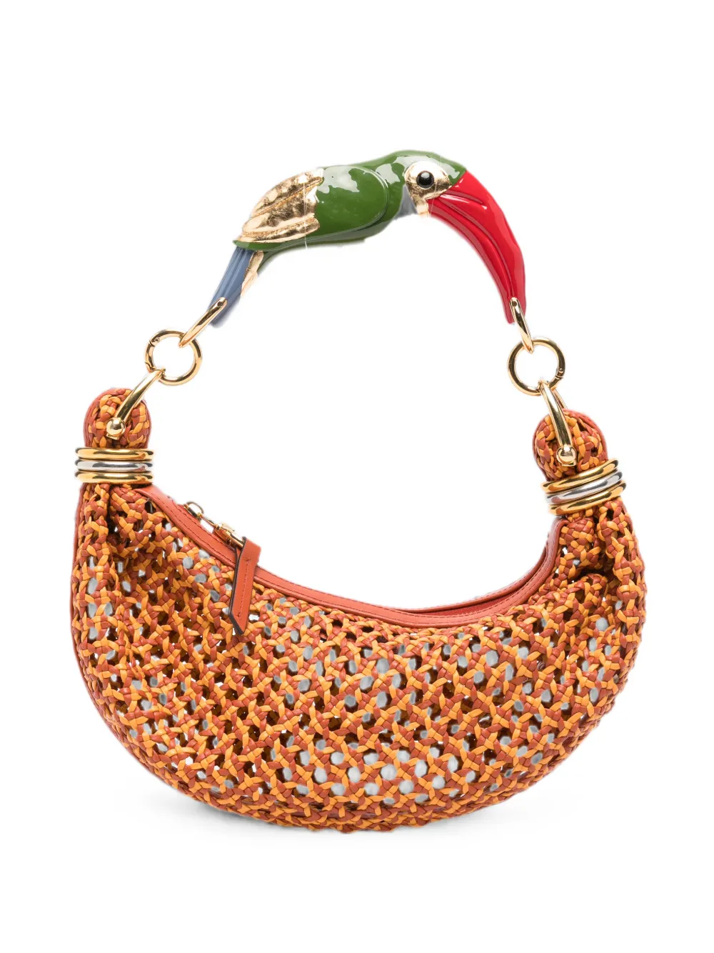 Chloé small Bracelet leather shoulder bag - Marrone