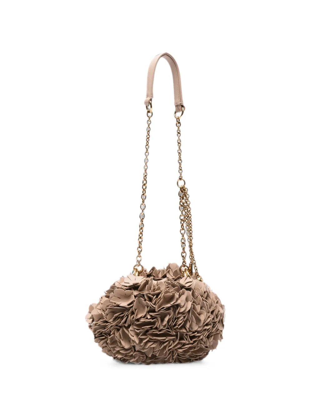 Chloé Plissé leather shoulder bag - Toni neutri