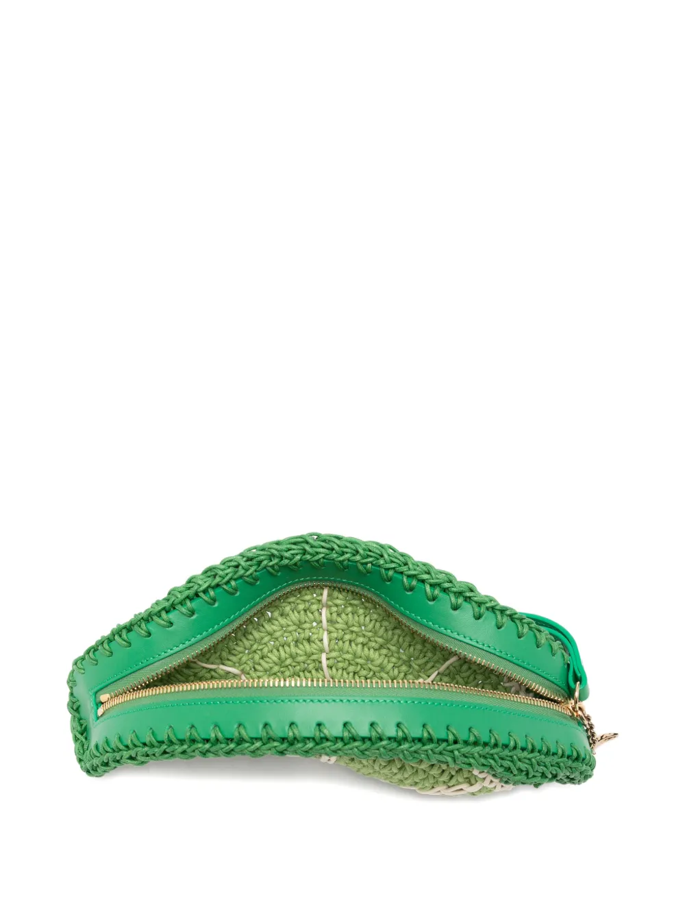 Chloé Tropicus Lime Slice buidel met gewaxt koord Groen