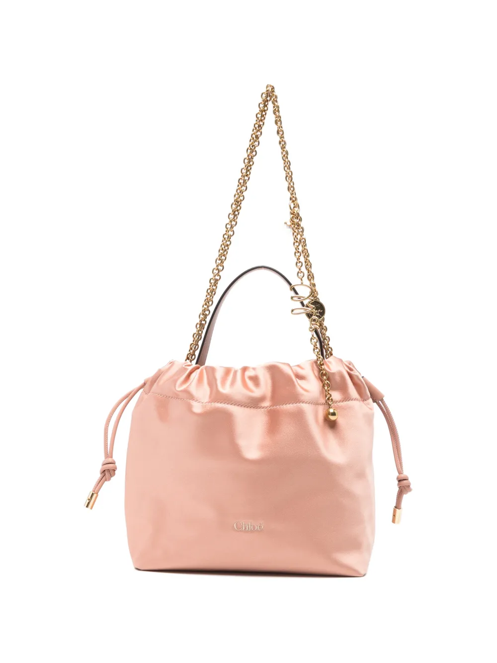 Chloé gathered clutch bag - Rosa