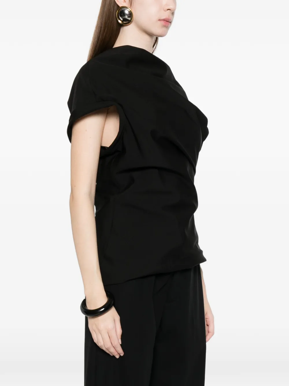 Tandie draped blouse
