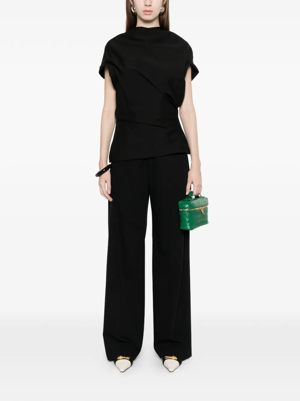 Tandie draped blouse
