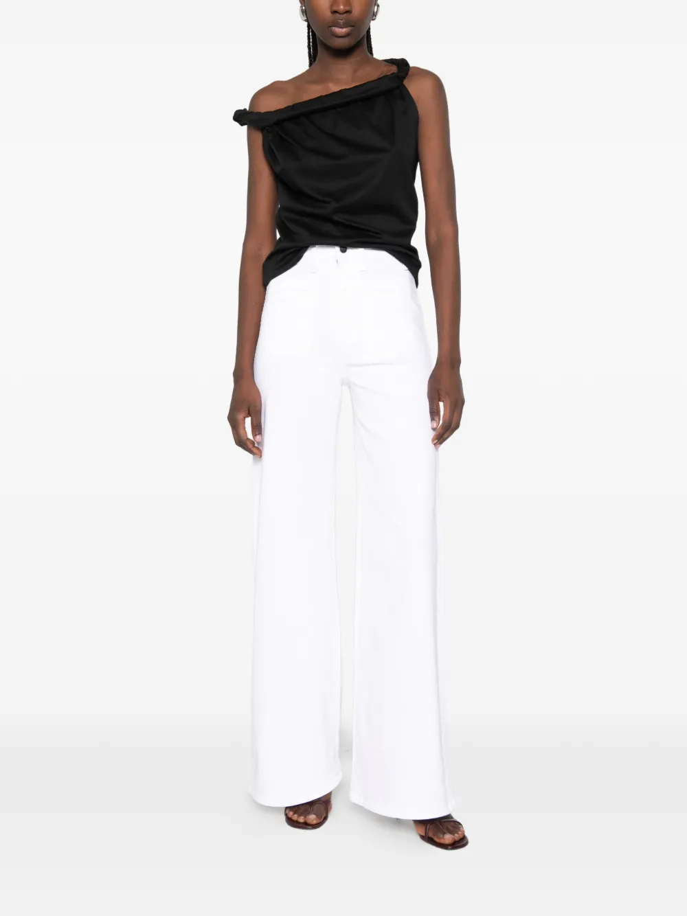 KHAITE Winny jeans Wit