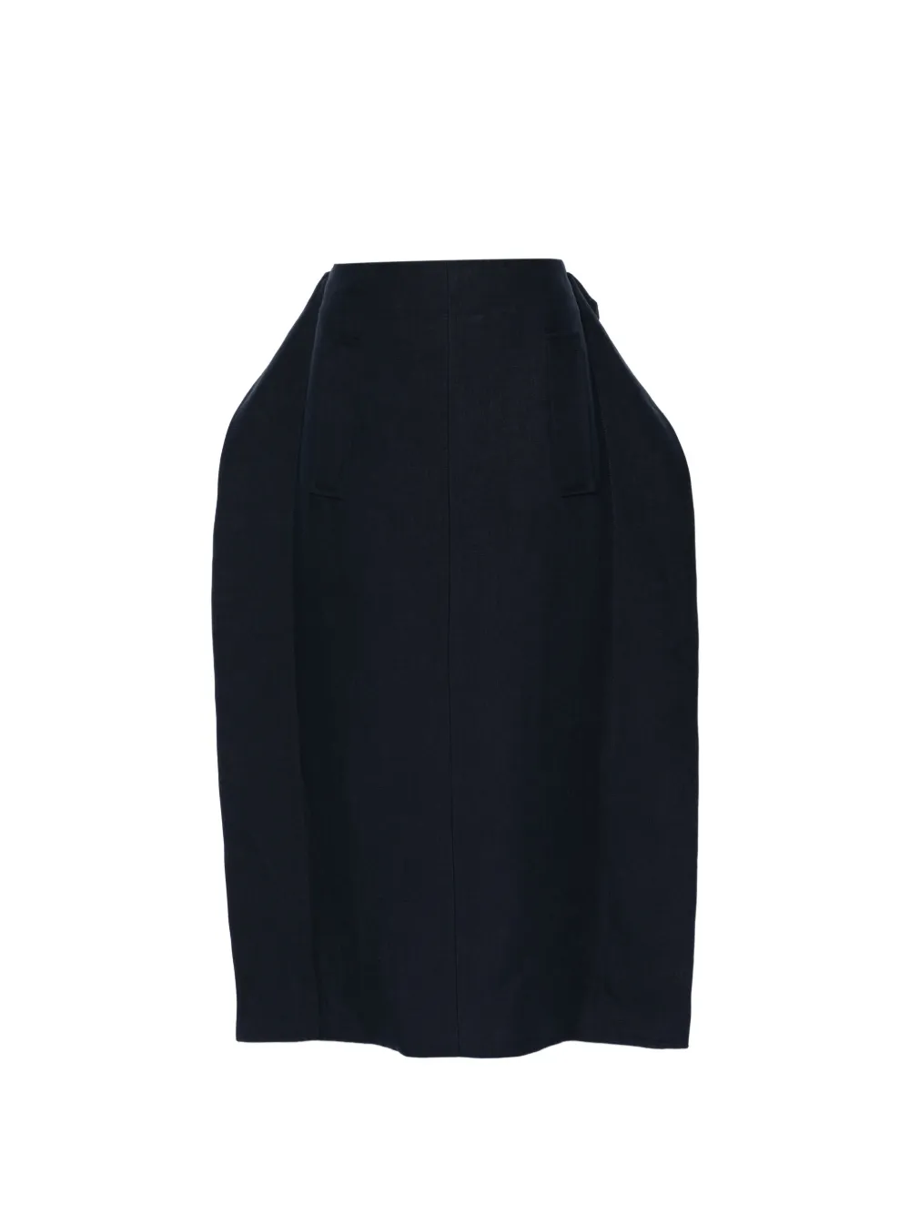 KHAITE front-pocket midi skirt - Blu