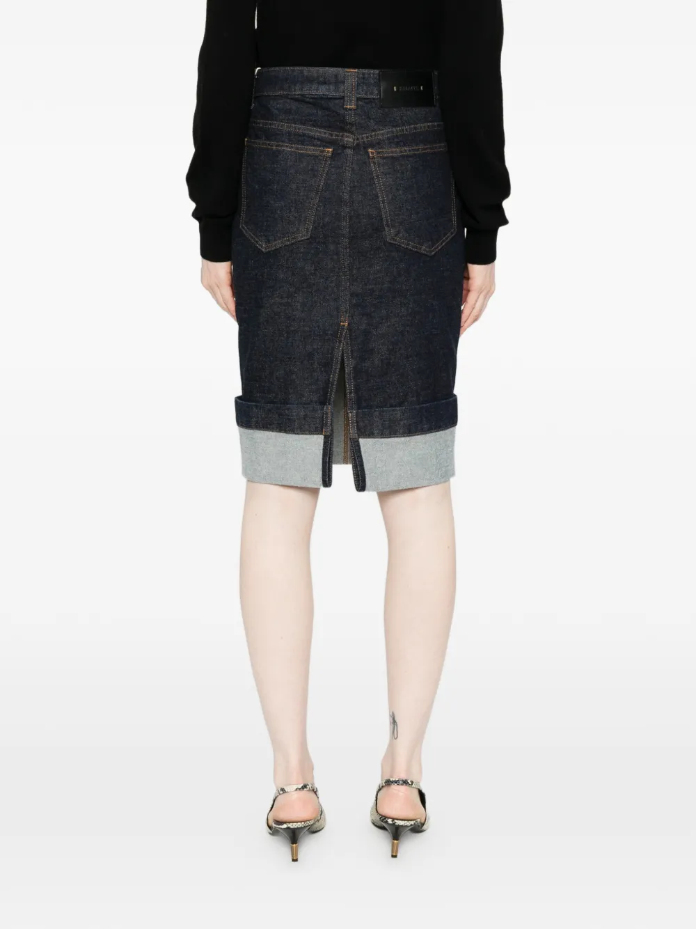 KHAITE Kendra rok Blauw