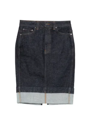 Rick Owens DRKSHDW Distressed Denim Skirt | ブルー | FARFETCH JP