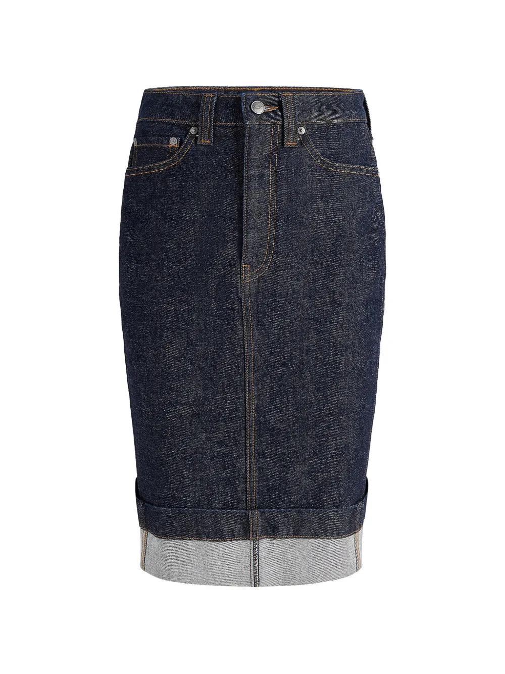 KHAITE Kendra rok Blauw