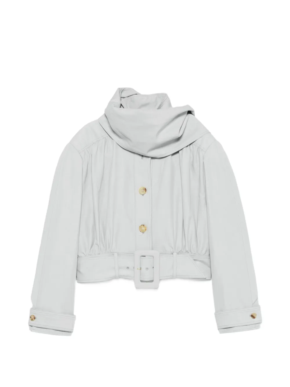 Chloé buttoned belted jacket - Grau