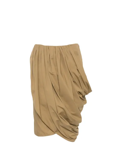 Chloé falda midi con diseño drapeado
