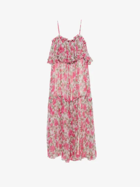 Chloé floral-print ruffled maxi dress
