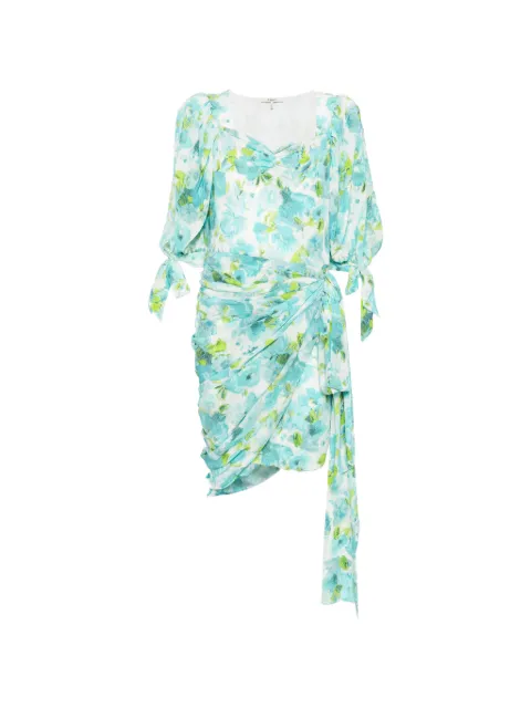 Chloé floral-print asymmetric midi dress
