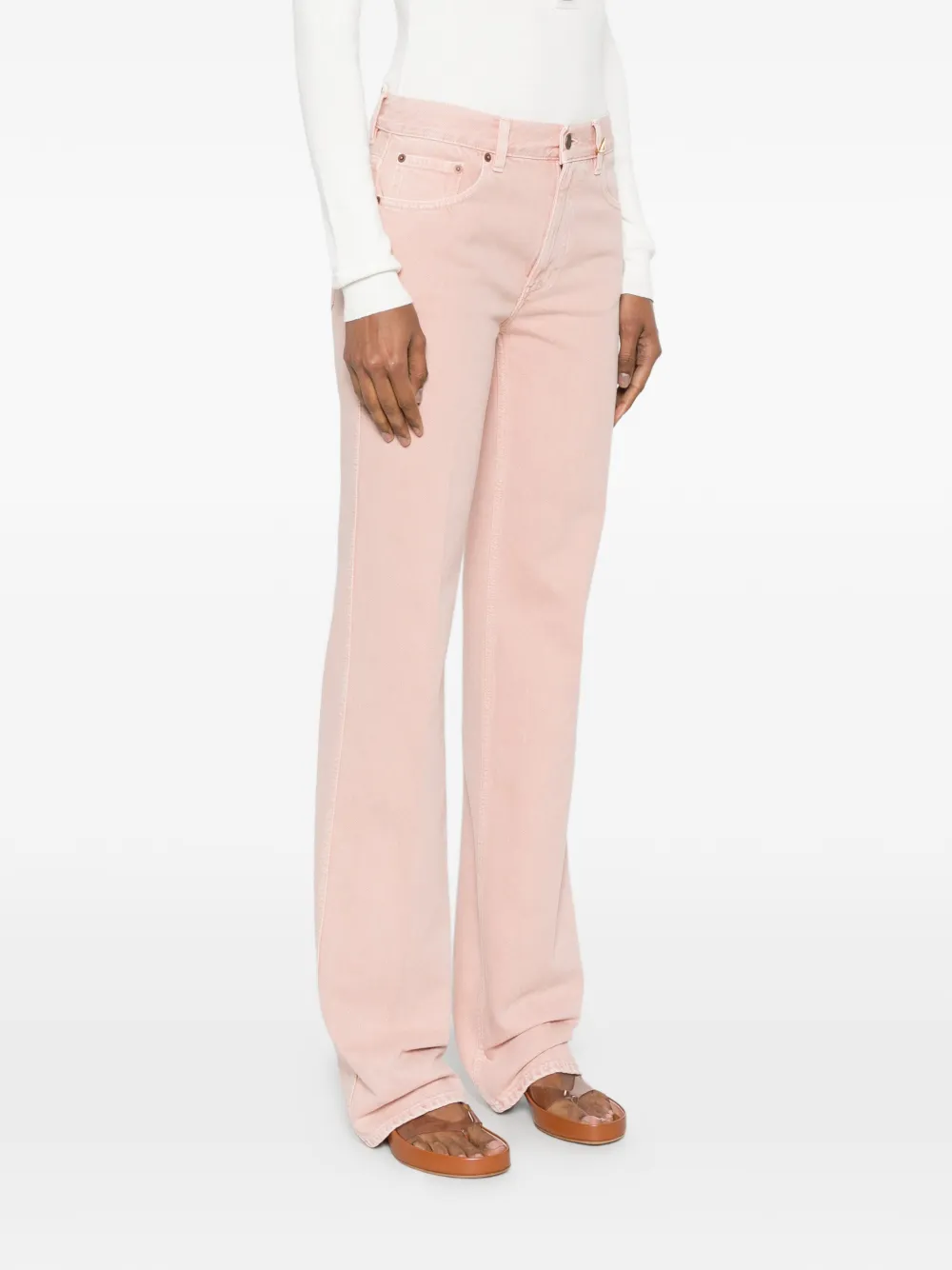  Chloé Vaqueros Con Bolsillos - Rosa 