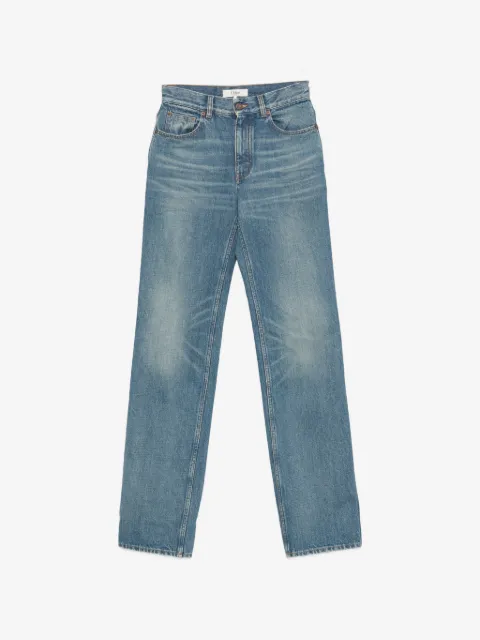 Chloé jeans con parche del logo