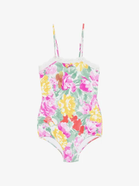 Chloé traje de baño con estampado floral
