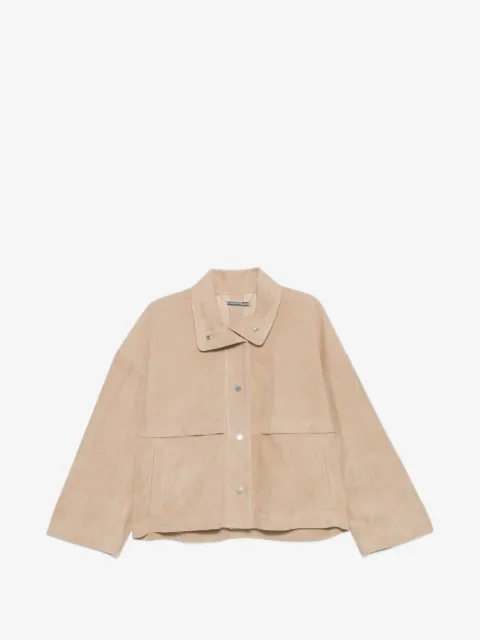 Nour Hammour Jacke aus Wildleder