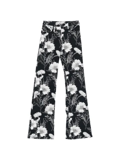 R13 Jane flower-print jeans