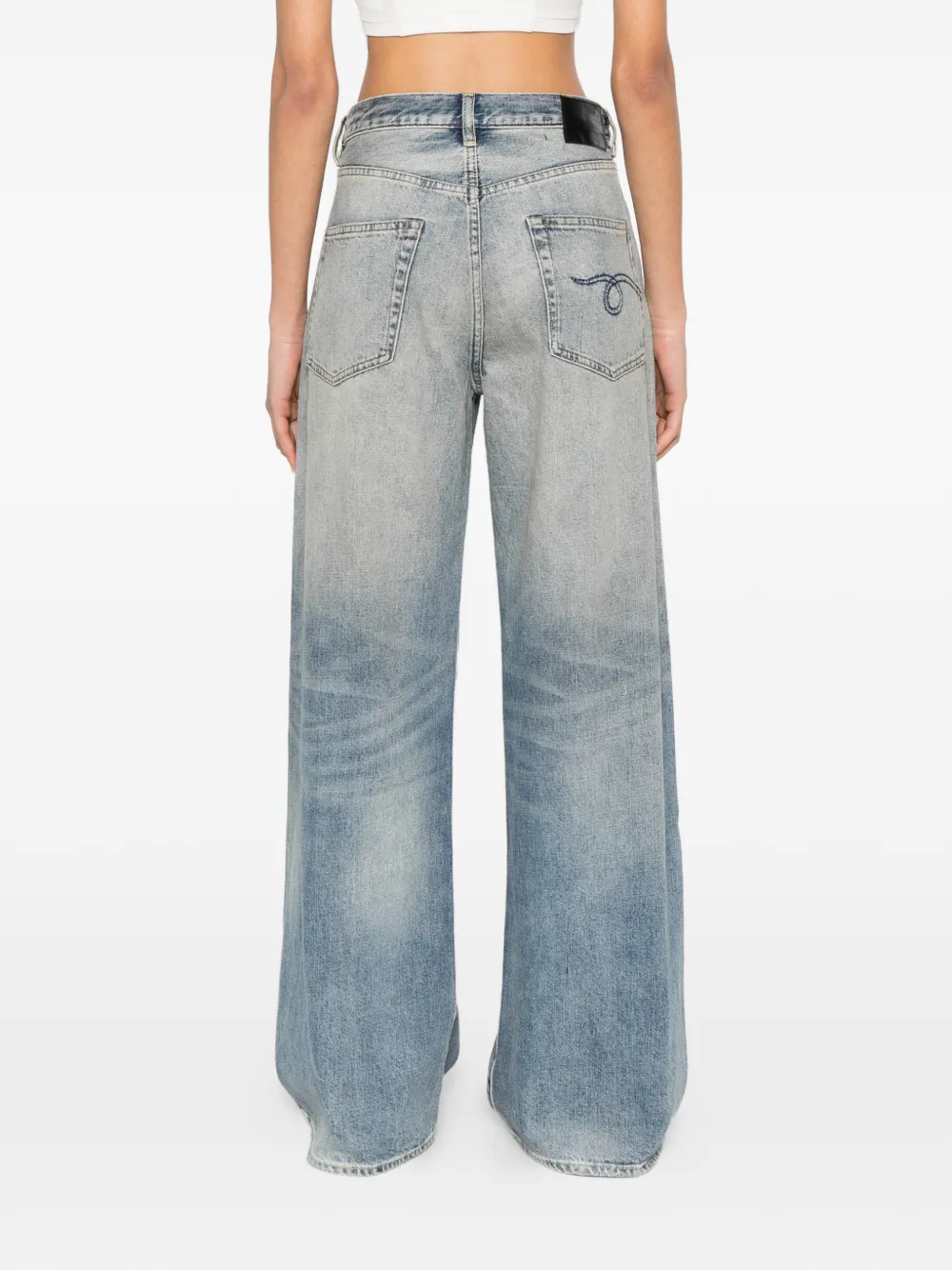 R13 D'arcy jeans Blauw