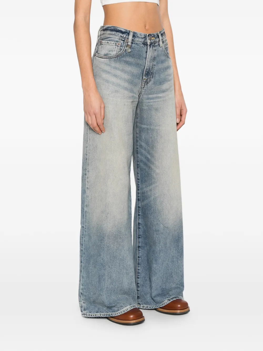 R13 D'arcy jeans Blauw
