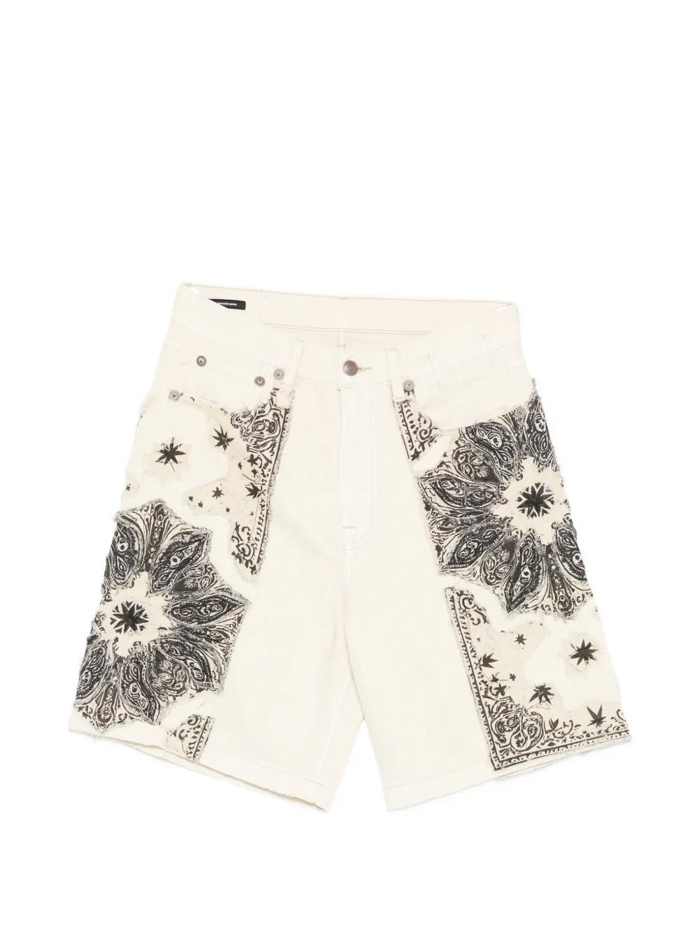 R13 bandana relaxed shorts - Toni neutri