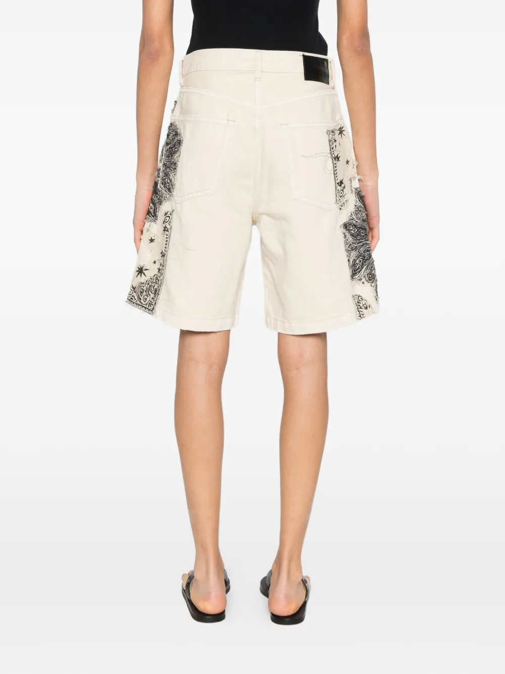 R13 Ruimvallende shorts Beige