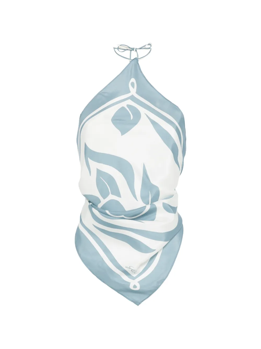 SIR. Lilou printed scarf top - Weiß