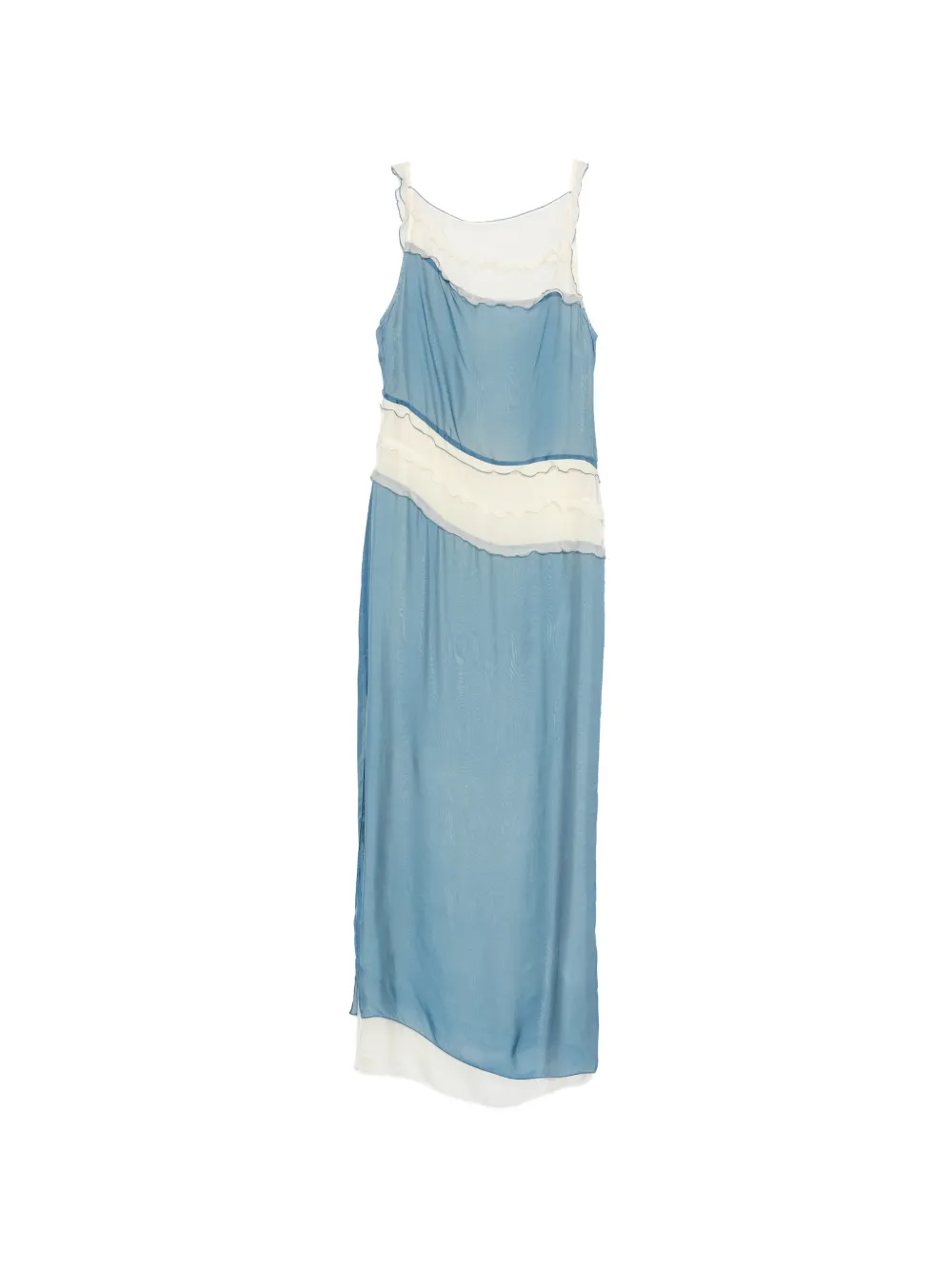 SIR. Aurelia ruffled maxi dress - Blu