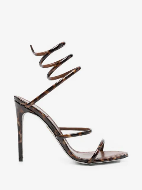René Caovilla Cleo Sandalen in Schildpattoptik