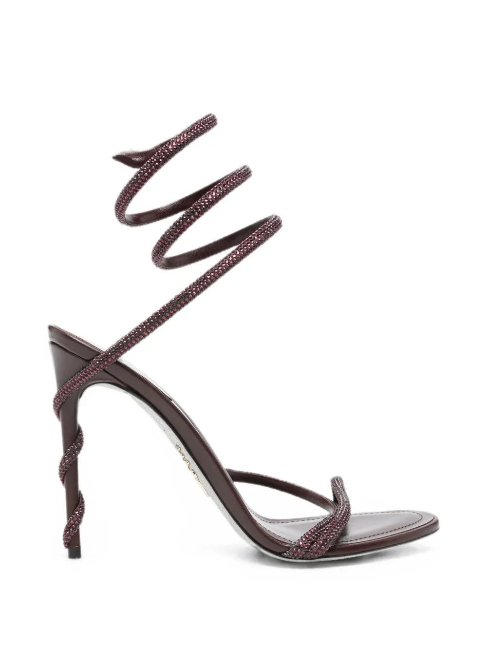 René Caovilla Margot crystal-embellished sandals Bruin