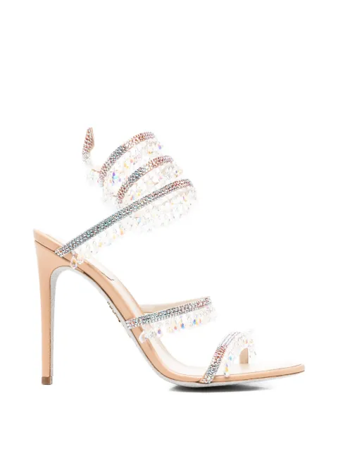 René Caovilla Chandelier crystal-embellished sandals